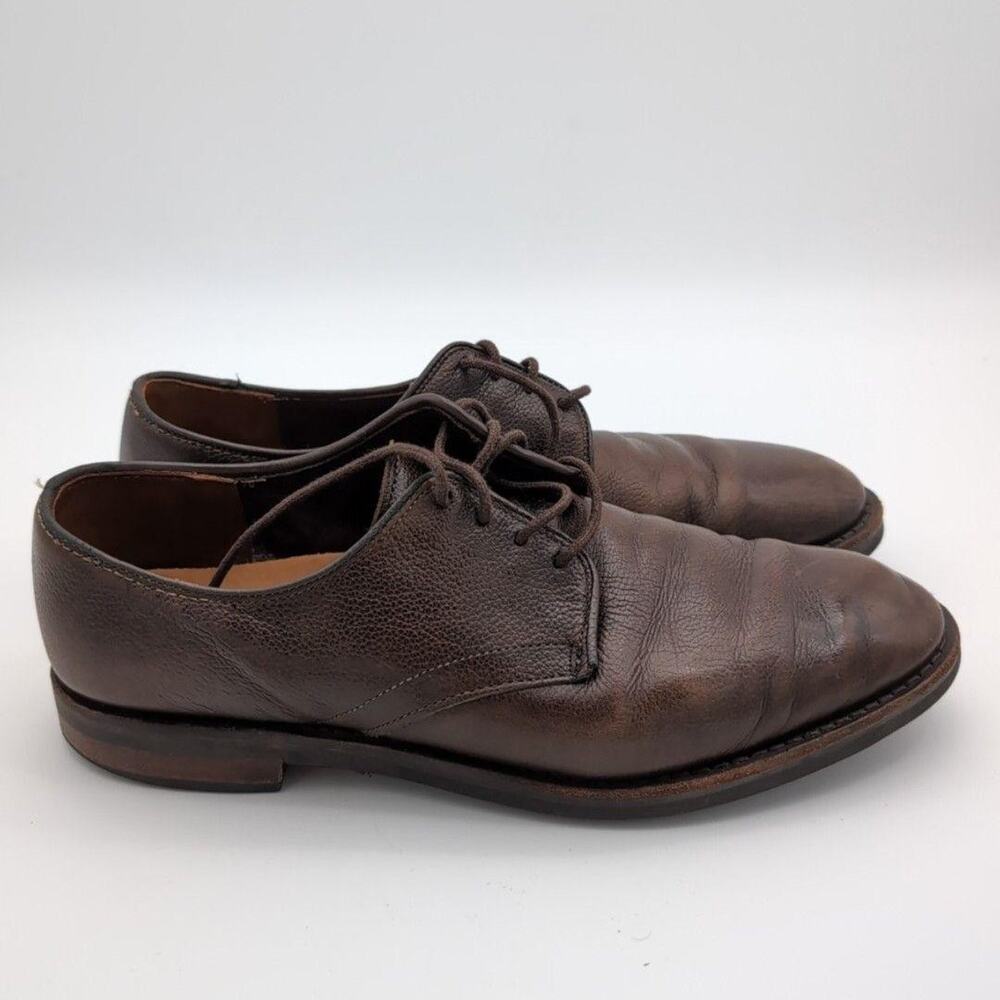 Allen Edmonds Shoes Mens 8.5 Brown Feather Welt Leather Dress Derby Extralight